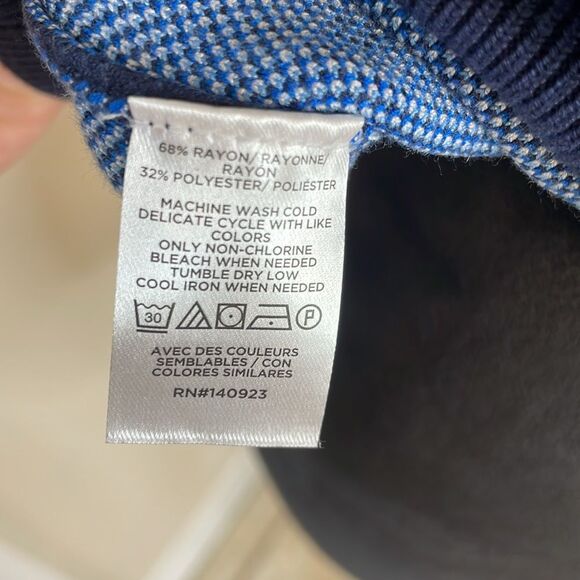 Loft blue and white sweater tank nwt - Picture 11 of 11